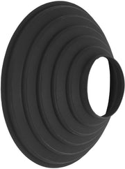 Capottino universale pieghevole per obiettivi 70-90 mm - compatibile con fotocamere DSLR - silicone - leggero - protezione obiettivo
