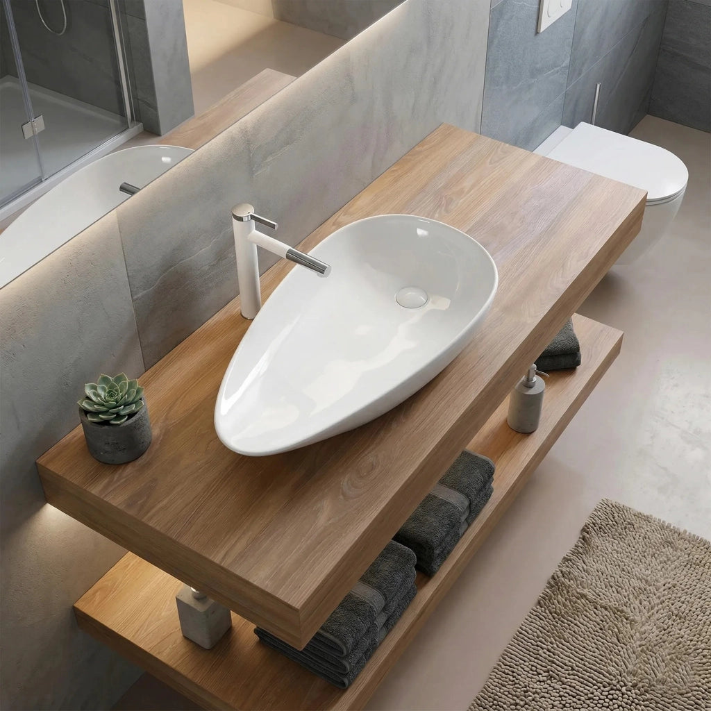 Lavabo Da Appoggio Rea Greta 75