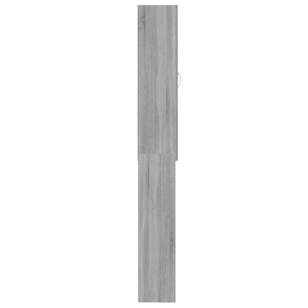 Mobile per Lavatrice Grigio Sonoma 64x25,5x190 cm CFW1866516