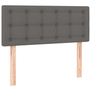 Testiera | Testata Grigio 90x5x78/88 cm in Similpelle