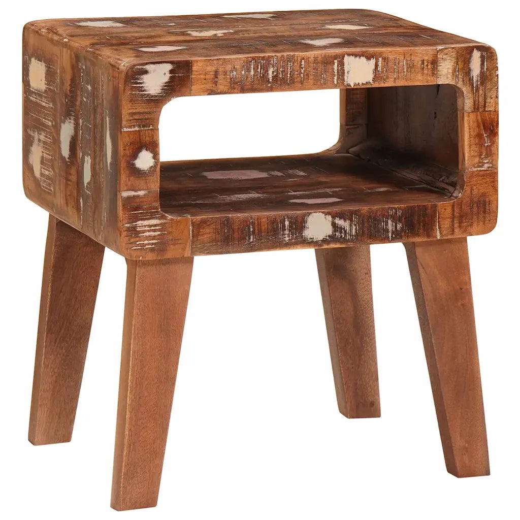 vidaXL Tavoli da Fine Multicolore legno massello di riciclo