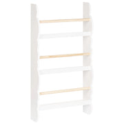 Libreria a muro bianco a 3 piani in legno di pino MDF Camera dei bambini