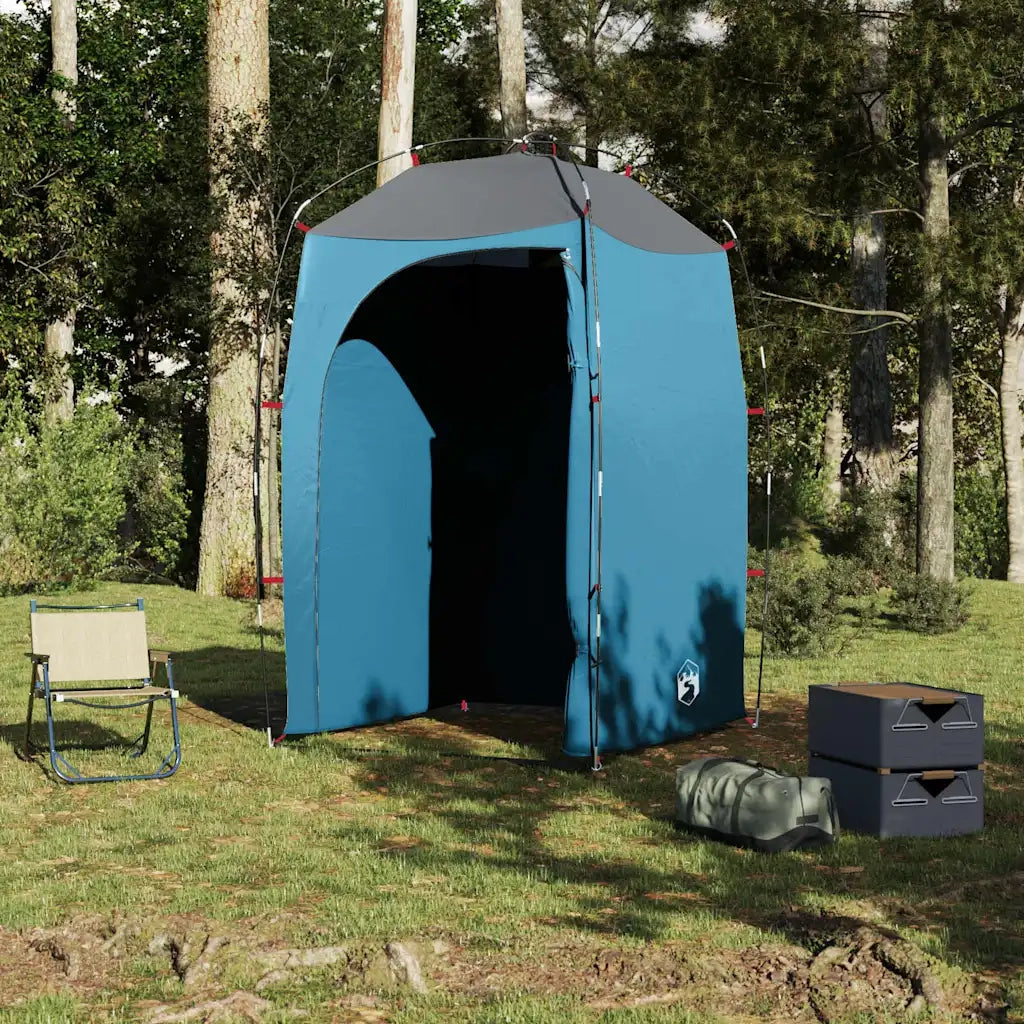 Tenda da Doccia Blu Impermeabile