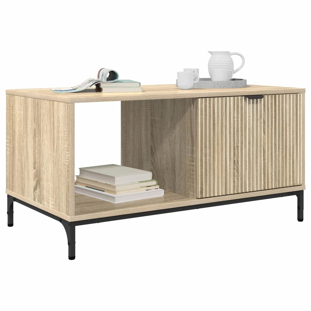 Tavolino da salotto con cassetto Rovere Sonoma 90 x 49 x 46 cm 883446