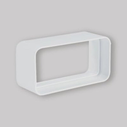 Raccordo a t rettangolare misto 55x220 mm vecamco 6001-133-08