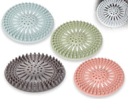 Accessori per vasca da bagno - Silicone - 4 pezzi - Zeppa per capelli - Detersivo per doccia - Accessori per la vasca da bagno