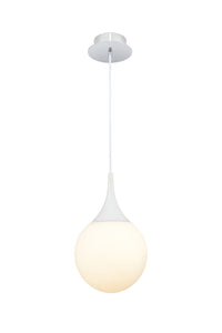 Lampada pendente Pendant in Metallo Dewdrop Bianco