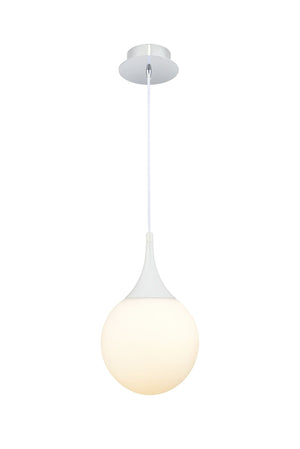 Lampada pendente Pendant in Metallo Dewdrop Bianco