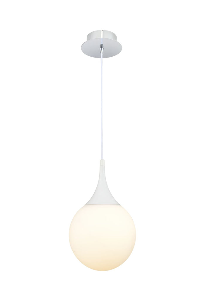 Lampada pendente Pendant in Metallo Dewdrop Bianco
