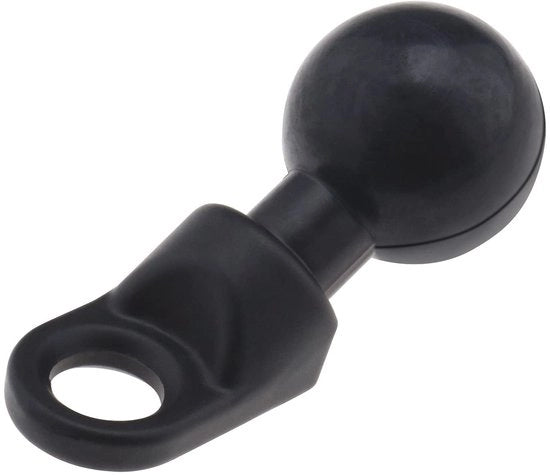 Montaggio a Sfera Base - Lega di Alluminio - Nero - Supporto per Montaggio per Telefono - Adatto per Motocicletta - Base a Sfera 1 Pollice
