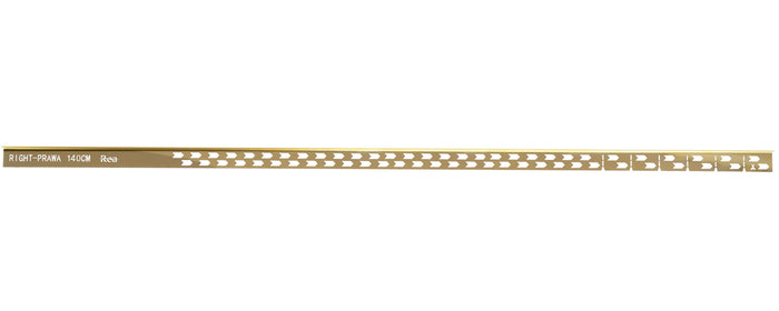 Profilo Doccia Pendenzato 140cm Gold destra