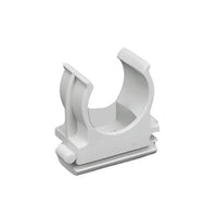 SET 12 CLIPS FISSATUBO A SCATTO PER TUBI DA 25MM.