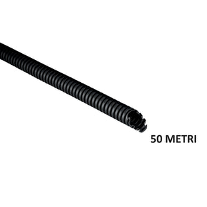 TUBO CORRUGATO 3321 D.25MM 50M IN PVC NERO.