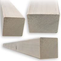 Trave in Abete Piallato 10x10 cm x 2 m – Angolo Smussato Misura: 10x10x200 cm