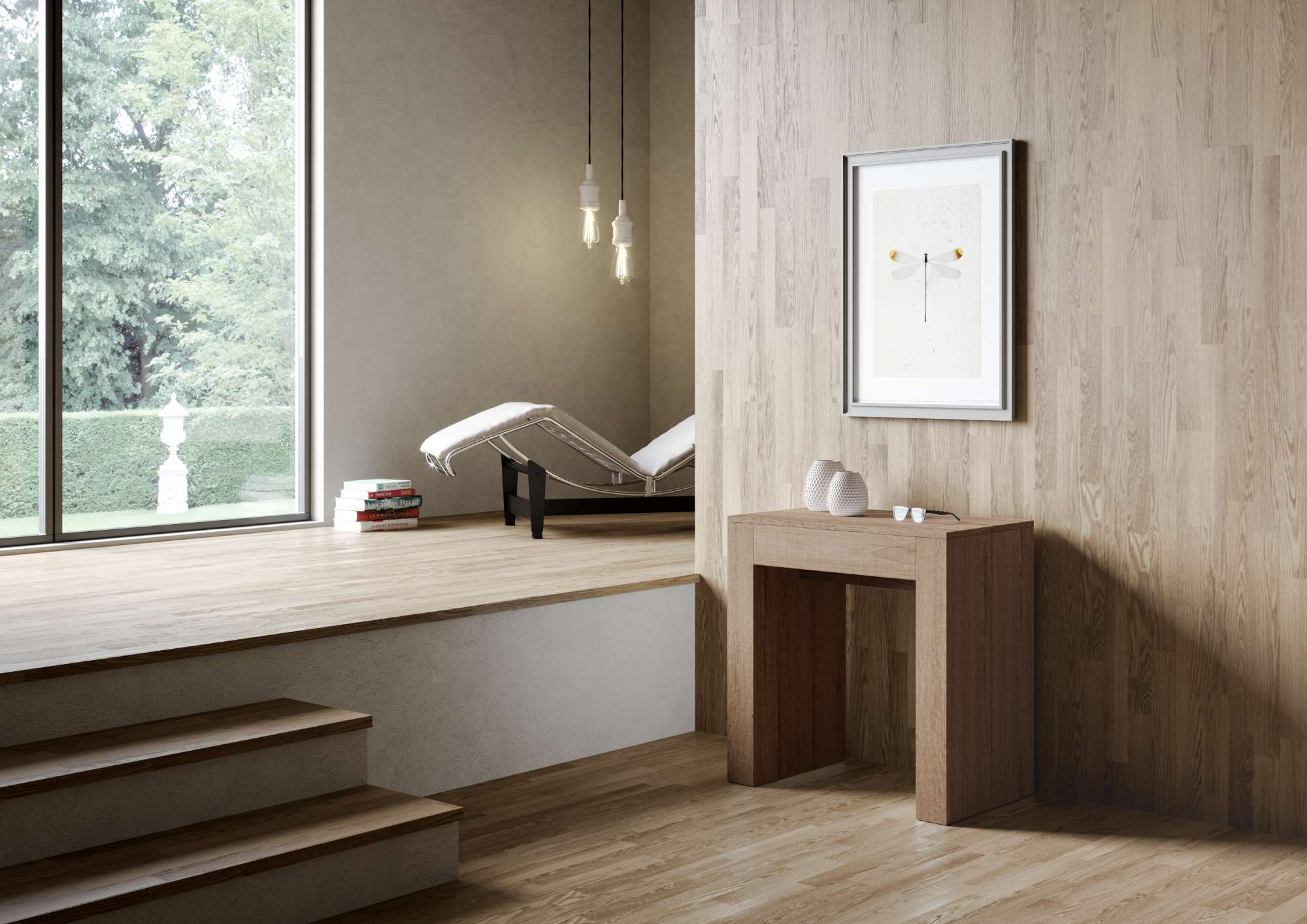 Consolle allungabile 78x47/299 cm Allex Quercia Natura