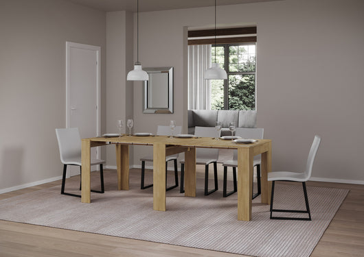 Consolle allungabile 90x25/211 cm Aneya Quercia Natura