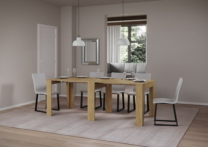 Consolle allungabile 90x25/211 cm Aneya Quercia Natura