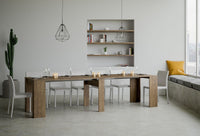 Consolle allungabile 90x48/308 cm Base Noce