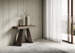 Consolle allungabile 90x40/196 cm Dianthus Small Tortora telaio Orso