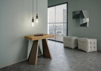 Consolle allungabile 90x40/300 cm Dianthus Quercia Natura telaio Orso