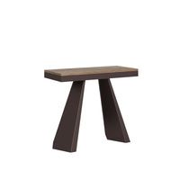 Consolle allungabile 90x40/300 cm Dianthus Evolution Quercia Natura telaio Orso