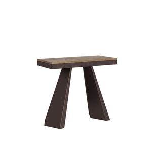 Consolle allungabile 90x40/300 cm Dianthus Evolution Quercia Natura telaio Orso