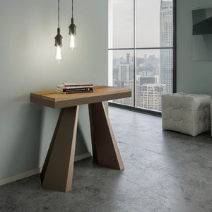 Consolle allungabile 90x40/300 cm Dianthus Evolution Quercia Natura telaio Orso