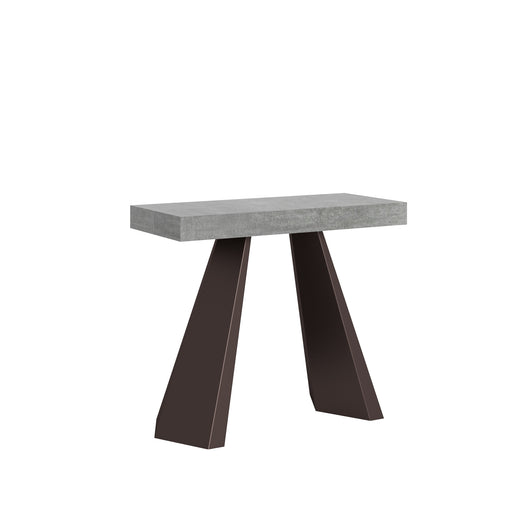 Consolle allungabile 90x40/300 cm Dianthus Cemento telaio Orso