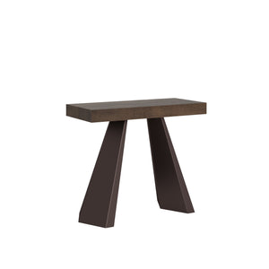 Consolle allungabile 90x40/196 cm Dianthus Small Noce telaio Orso