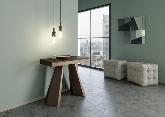 Consolle allungabile 90x40/300 cm Dianthus Evolution Noce telaio Orso