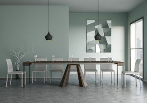 Consolle allungabile 90x40/300 cm Dianthus Evolution Noce telaio Orso