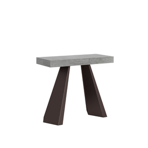 Consolle allungabile 90x40/300 cm Dianthus Premium Cemento telaio Orso