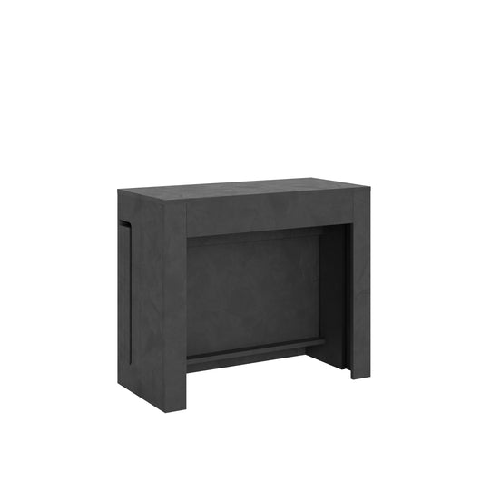 Consolle allungabile 90x42/302 cm Evolis Antracite Spatolato