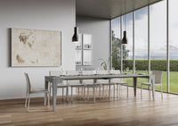 Consolle allungabile 90x42/302 cm IsottaX Cemento