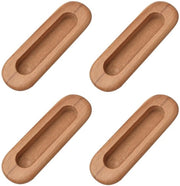Maniglia Resistente e Duratura - Maniglia Integrata - Materiale Ovale in Legno - Porta Scorrevole/Cassettone - Progettata con Stile - Sicura per i Bambini - Maniglia di Sicurezza