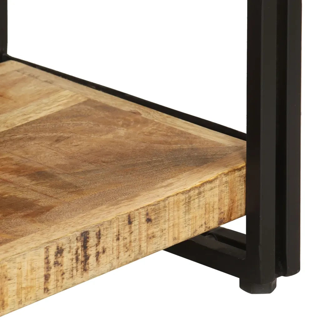 Libreria a 3 Ripiani 140x30x80 cm in Legno Massello di Mango 320620