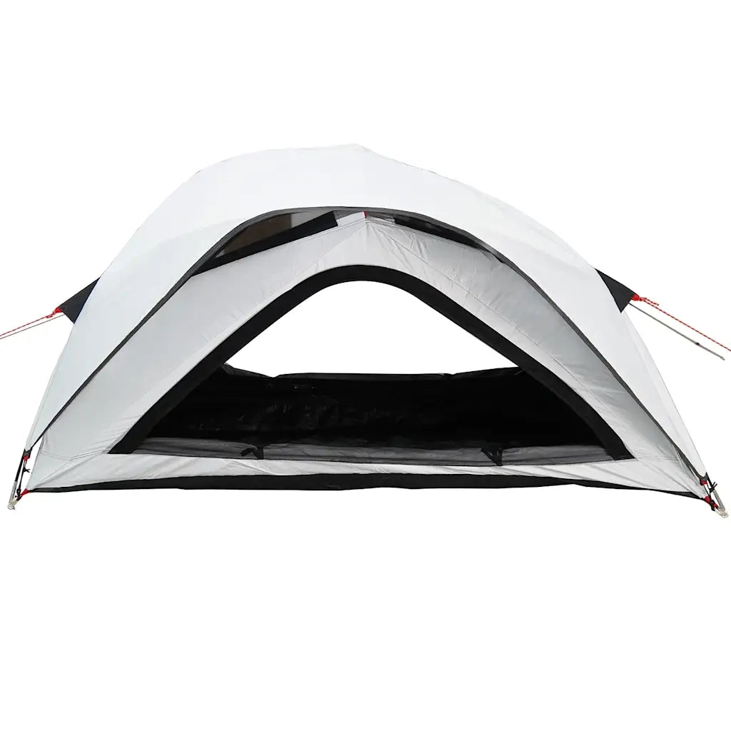 Tenda Campeggio 1 Persone Bianca Tessuto Oscurante Impermeabile