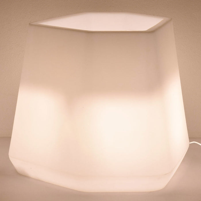 Vaso Luminoso da Giardino a LED 56x49x43 cm in Resina 5W Magnolia Bianco Neutro