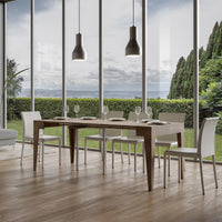 Consolle allungabile 90x42/302 cm IsottaX Noce