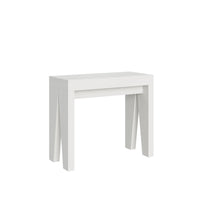 Consolle allungabile 90x40/196 cm Naxor Small Bianco Frassino