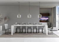 Consolle allungabile 90x40/300 cm Naxor Bianco Frassino