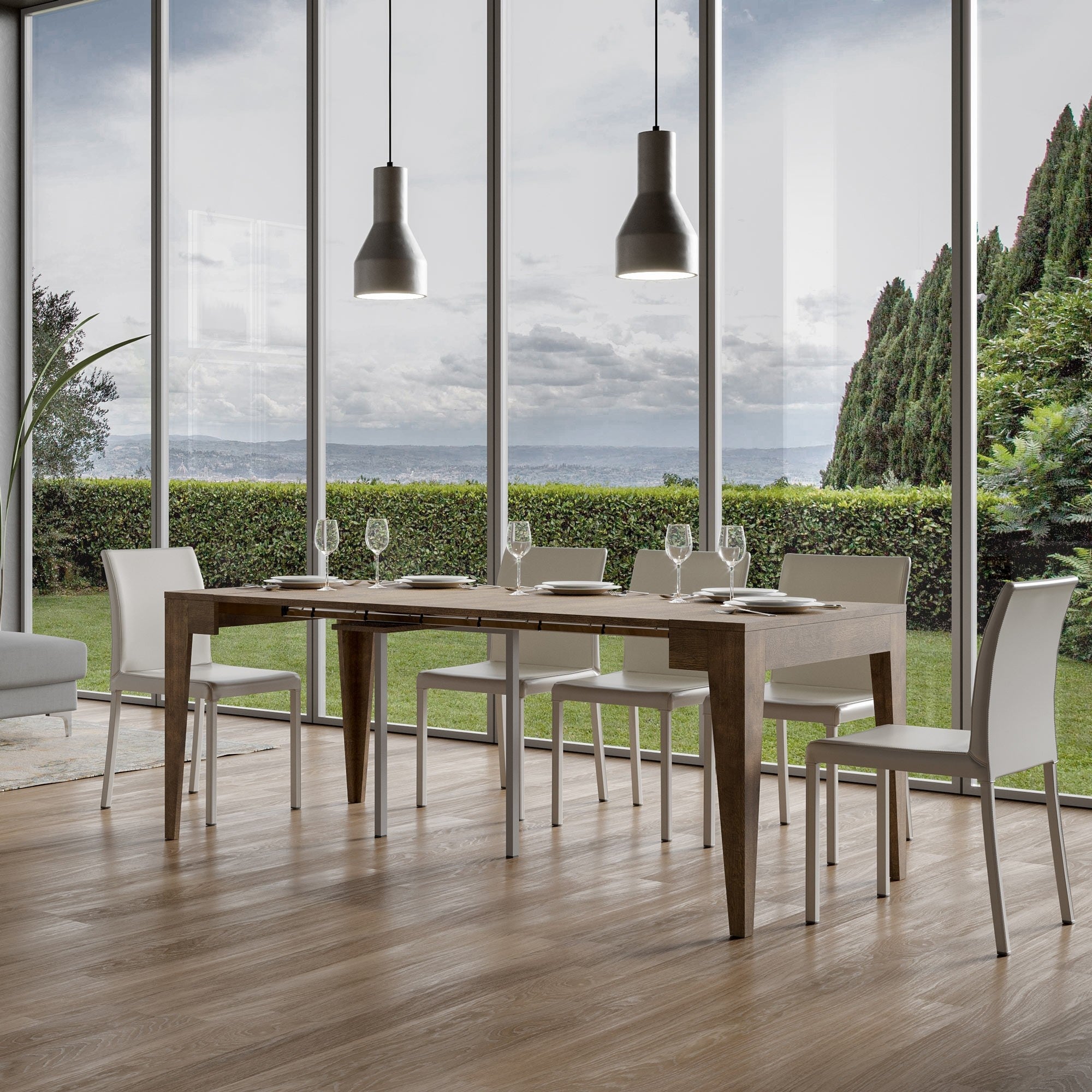 Consolle allungabile 90x42/198 cm IsottaX Small Noce