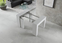 Consolle allungabile 90x49/307 cm Extra Bianco Frassino