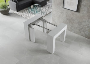 Consolle allungabile 90x49/307 cm Extra Bianco Frassino