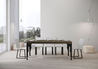 Consolle allungabile 90x40/196 cm Paxon Small Premium Tortora telaio Antracite