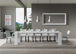 Consolle allungabile 90x40/300 cm Roxel Bianco Frassino