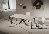 Consolle allungabile 90x40/300 cm Sakuro Cashmere gambe antracite