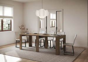 Consolle allungabile 90x25/181 cm Slyx Noce