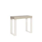 Consolle allungabile 90x40/300 cm Tekno Cashmere telaio Bianco