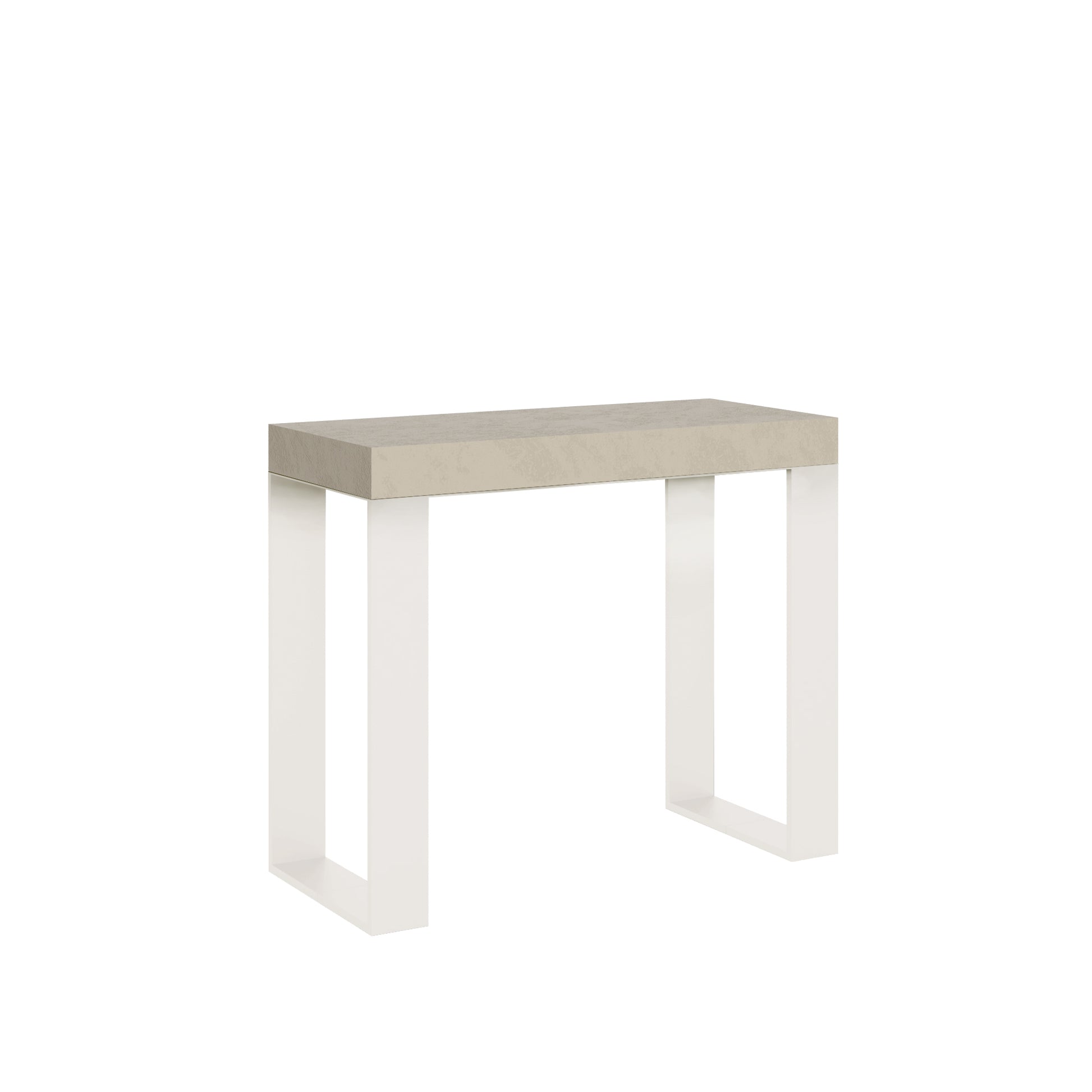 Consolle allungabile 90x40/300 cm Tekno Cashmere telaio Bianco